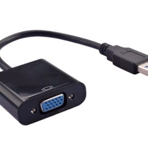 E-Green Adapter USB 3.0 (M) - VGA (F) crni - Slika 1
