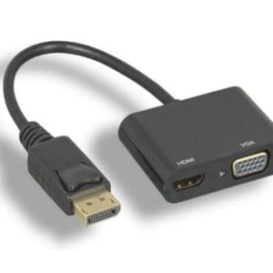 Linkom Adapter- Konverter Displayport(M) - HDMI 4K+VGA(F) Linkom - Slika 1