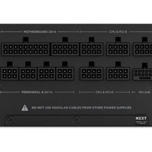 Nzxt C850 Gold ATX 3.X 850W (PA-8G2BB-EU) modularno napajanje crno - Slika 2