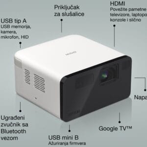 Epson EF-21W Mini pametni laserski projektor - Slika 7