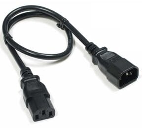 E-Green Kabl naponski C13 - C14 (UPS - PC) 1.8m - Slika 1
