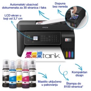 Epson L5310 EcoTank ITS wireless multifunkcijski inkjet štampač - Slika 7
