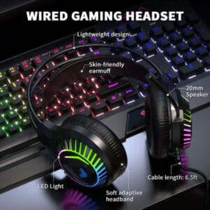 Aula Gaming komplet Aula T650 4u1, USB, Zicni - Slika 4