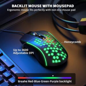 Aula Gaming komplet Aula T650 4u1, USB, Zicni - Slika 3