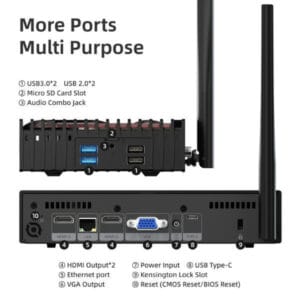Mele Mini PC MELE PCG35 HD3Q 82E Win11 Pro - Slika 2