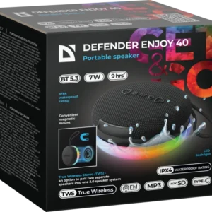 Defender Bluetooth zvučnik Defender Enjoy 40/7W, Magnet/BT/IPX4/FM/TF... - Slika 4