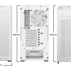 Be Quiet Kućište Be Quiet Pure Base 501 Airflow White BG075 - Slika 2