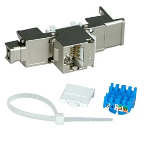 Schrack Modul RJ-45 kat. 6A 10G STP (SFB) HSEMRJ6GS2 Schrack - Slika 1