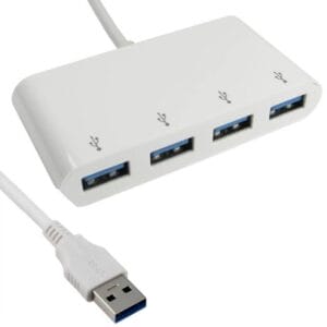 E-GREEN USB 3.0 HUB 4port beli - Slika 1
