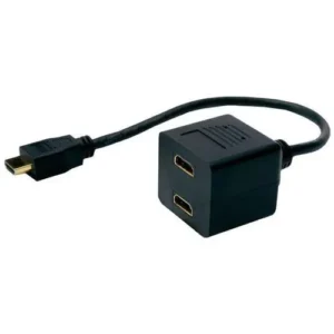 FAST ASIA Adapter HDMI – HDMI M/2F (spliter) crni - Slika 1