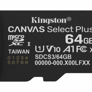 Kingston Memorije kartice KINGSTON SDCS3/64GBSP/microSDXC/64GB/Class10 U1/100MB/s-85MB/s - Slika 1