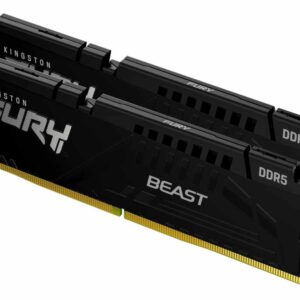 Kingston Memorija KINGSTON 64GB(2x32GB)/DIMM/DDR5/6400MHz/CL32/FURY Beast Black EXPO - Slika 1