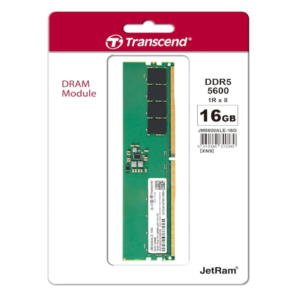 Transcend Memorija TRANSCEND 16GB/DIMM/DDR5/5600MHz/CL46/crna - Slika 1