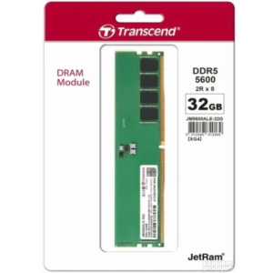 Transcend Memorija TRANSCEND 32GB/DIMM/DDR5/5600MHz/CL46/crna - Slika 1