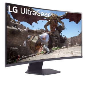 LG Monitor LG 32GS60QC-B 31.5"/VA,zakrivljen/2560x1440/180Hz/1ms GtG/HDMIx2,DP/freesync/VESA/crna - Slika 1