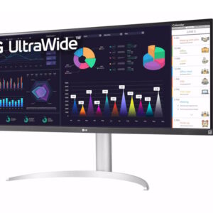 LG Monitor LG 34WQ650-W 34"/IPS,21:9/2560x1080/100Hz/5ms GtG/HDMI,DP,USB C/freesync/VESA/visina/srebrna - Slika 1