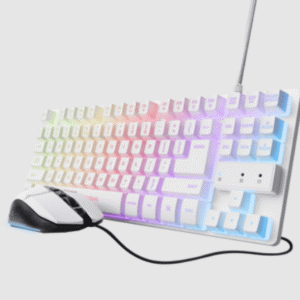 Trust Tastatura+miš TRUST GXT 798 2-in-1 Gaming set/TKL/US/bela - Slika 1