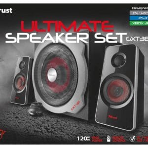 Trust Zvucnik TRUST GXT 38 2.1/120W(60W RMS)/Ultimate Bass/gaming/crna - Slika 1
