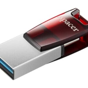 Apacer 64GB AH180 USB 3.2 Tip C - USB 3.2 Tip A flash crveni AP64GAH180R-1 - Slika 2