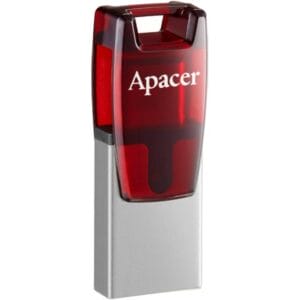Apacer 64GB AH180 USB 3.2 Tip C - USB 3.2 Tip A flash crveni AP64GAH180R-1 - Slika 4