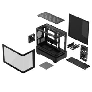 Asus AP202 Prime TG ARGB kućište crno - Slika 3