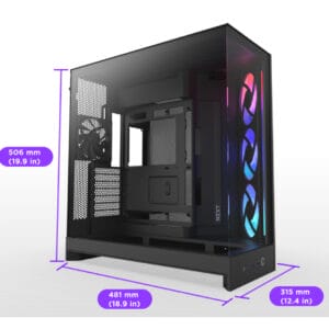 Nzxt H9 Flow RGB Gaming kućište crno (CM-H92FB-R1) - Slika 1
