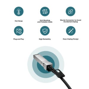 Tp-Link TL-SM5220-1M SFP+DAC kabl za direktnu 10-Giga vezu - Slika 3