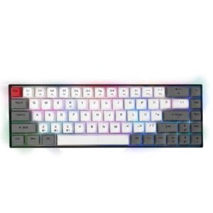 Aula Tastatura AULA F3068, sivo/bela, mehanicka, Bluetooth - Slika 1