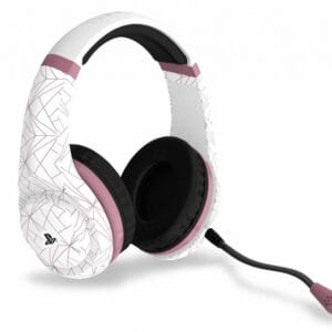 4Gamers PS4 Rose Gold Edition Stereo Gaming Headset - Abstract White - Slika 2
