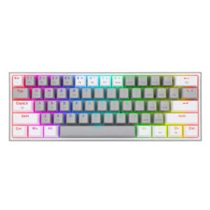 Redragon Fizz Pro Grey/WhiteK616 RGB Wireless/Wired Mechanical Gaming... - Slika 1