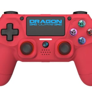 Dragonwar PS4 Dragon Shock 4 Wireless Controller Red - Slika 3