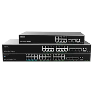Grandstream 10/100/1000 16 PoE port Svič Grandstream GWN7812P L3 PoE upravljivi/1U/16xGE PoE+ (240W)+4x10G SFP+ - Slika 1