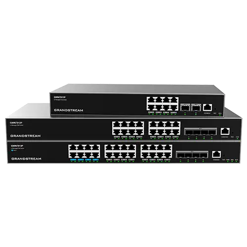 Grandstream 10/100/1000 16 PoE port Svič Grandstream GWN7812P L3 PoE ...