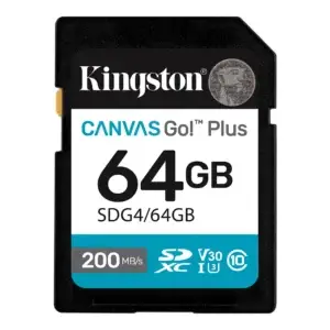 Kingston SD Card 64B Kingston SDG4/64GB class 10 200Mbs/100MBs - Slika 1