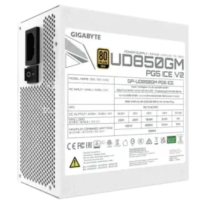 Gigabyte Napajanje 850W Gigabyte GP-UD850GM PG5 Ice - Slika 4