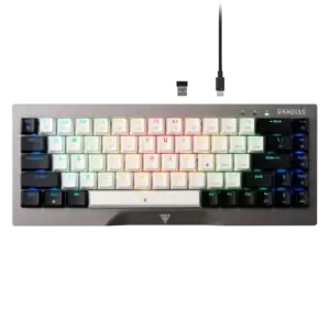 Gamdias Tastatura Gamdias Hermes M4 Hybrid Mehanička RGB - Slika 1