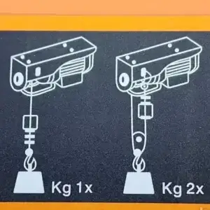 Kzubr Kzubr električna dizalica vrabac KPA-800 - Slika 2