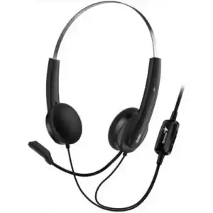 Genius Slušalice Genius HS-220U-Crne AI USB C - Slika 1