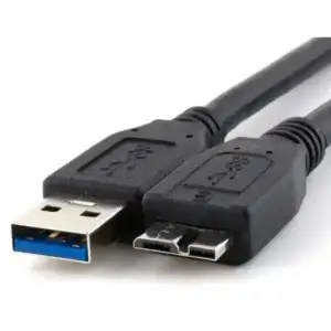 E-Green Kabl USB 3.0 tip A - Micro-B M/M 2m crni - Slika 1