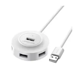 Ugreen USB Hub 4 port Ugreen 2.0 CR106 beli - Slika 1