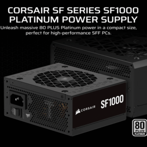 Corsair Napajanje CORSAIR SF1000 1000W/SFX/80+Platinum/modularno/crna - Slika 1
