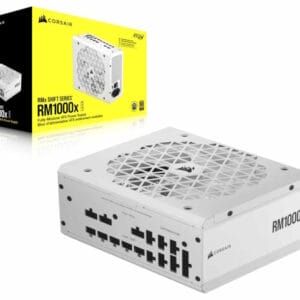 Corsair Napajanje CORSAIR SHIFT RM1000x 1000W/modularno/ATX/80+Gold/bela (EU) - Slika 1