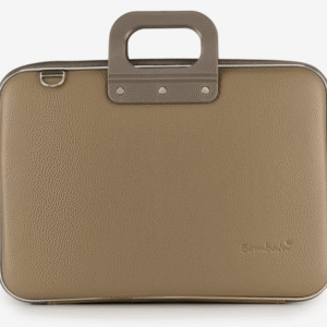 Bombata Torba BOMBATA CLASSIC VINIL LAPTOP BRIEFCASE (15") Dove Gray Taupe - Slika 1
