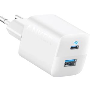 Anker 323 33W USB-C zidni punjač 2-porta (USB-A i USB-C), beli - Slika 1