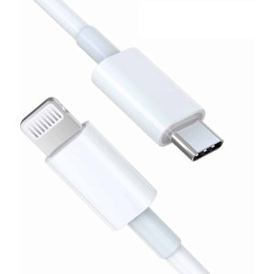 E-Green Kabl 3.1 USB tip C na iPhone Lighting 5,6,7 2.4 A, 2m beli - Slika 1