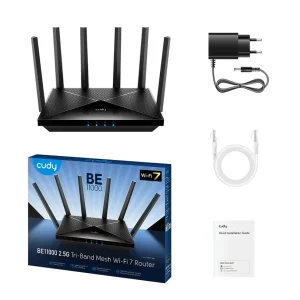 Cudy Wireless Mesh Router Cudy WR6500H/BE6500 WiFi 7/2.4+5Ghz Wi-... - Slika 2