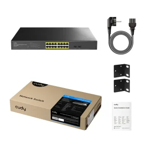 Cudy Svič 10/100/1000 16-port Cudy GS1016EPS2 Light Managed PoE+ ... - Slika 2