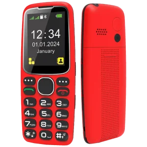 Meanit Mobilni telefon Meanit Senior 10 plus crveni - Slika 1