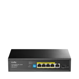 Cudy Svič 10/100/1000 5-port Cudy GS1005PTS1 4xPoE+ sa 1 SFP port... - Slika 1