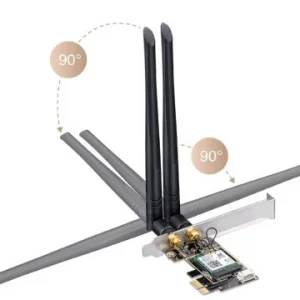 Cudy PCI-E mrežna kartica Wi-Fi 6E kartica Cudy WE3000 AX3000 - Slika 2